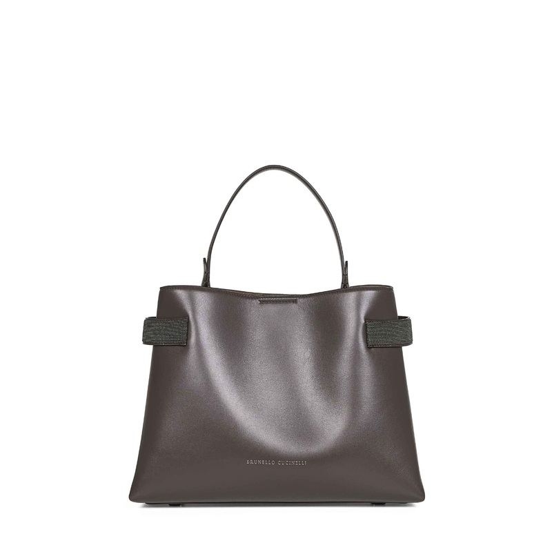Brown Essence top-handle bag|PZ