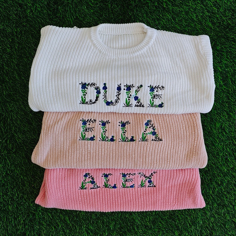 Halloween Ghost Personalized Embroidered Sweaters for Babies and Toddlers Add your Personalization