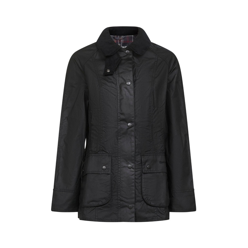 Black Beadnell waxed jacket|8|10|12|14