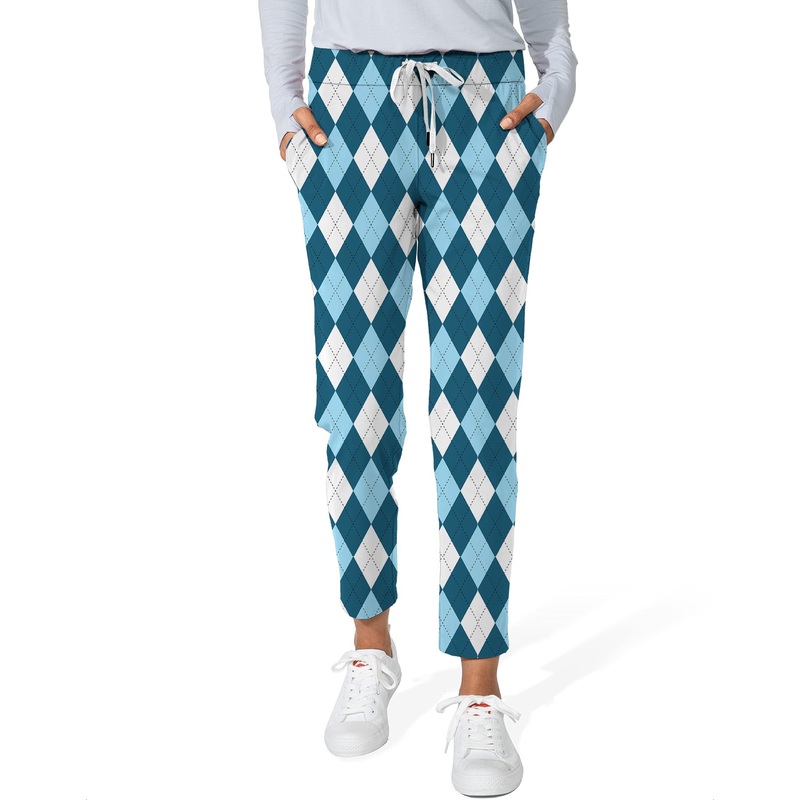 diamond moderate blue-Women’s 7/8 Stretch Ankle Golf Pants