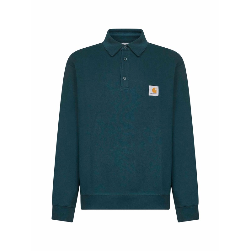 Green Polo Sweatshirt polo shirt