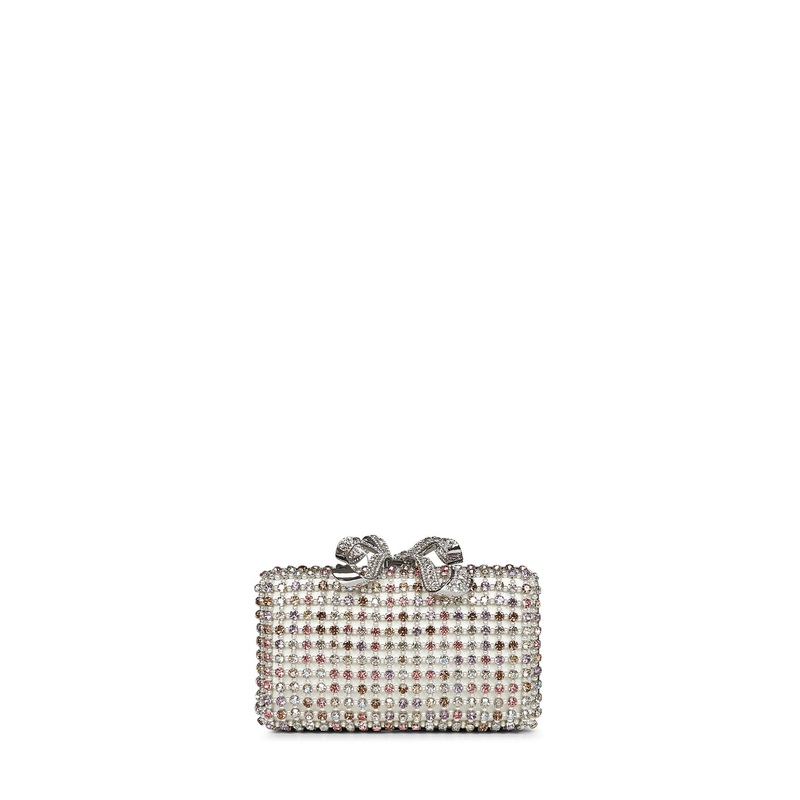 Multicolor Multi Crystal clutch