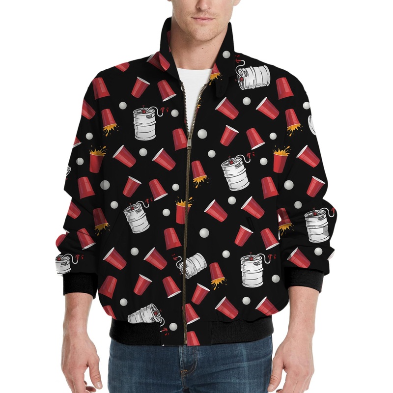 Kegs & Cups-Men’s Golf Windbreaker Light Jacket