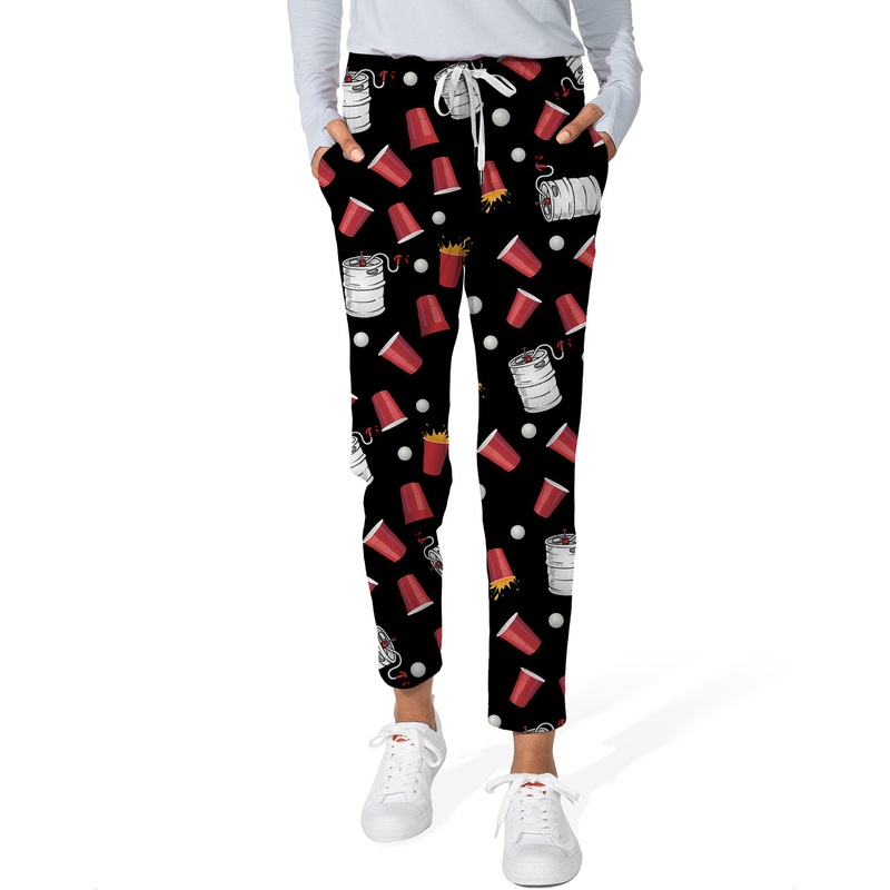 Kegs & Cups-Women’s 7/8 Stretch Ankle Golf Pants