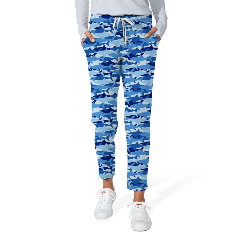 Shark Camo-Women’s 7/8 Stretch Ankle Golf Pants