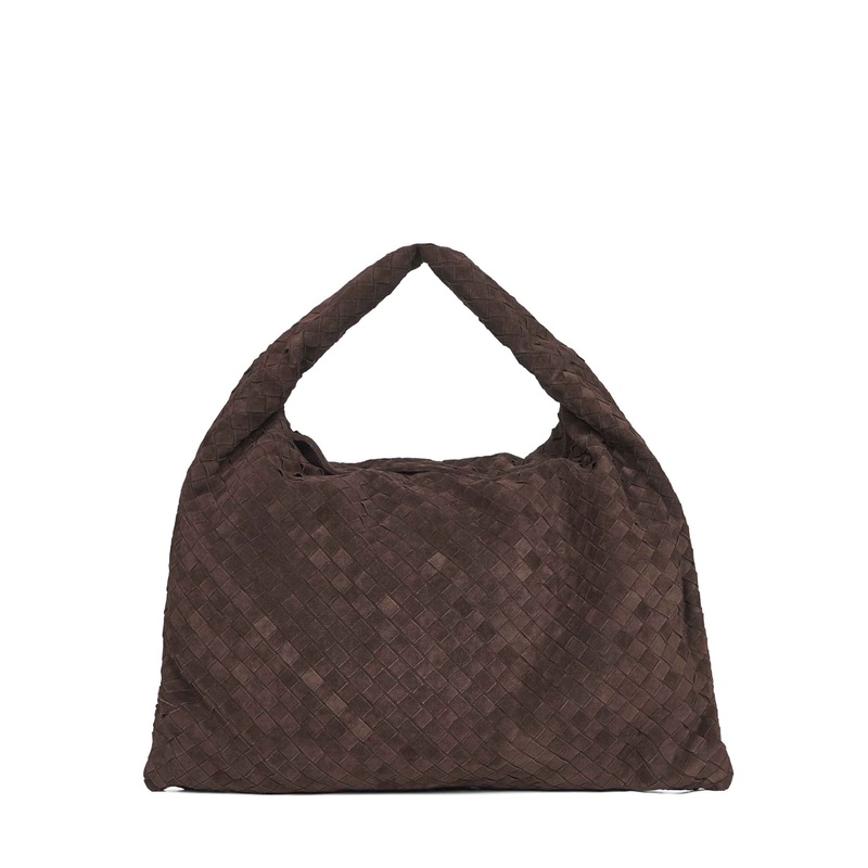 Large Hop bag in fine suede Bottega Veneta