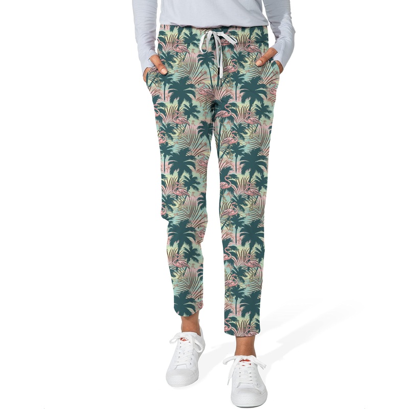 Dazed Flamingo-Women’s 7/8 Stretch Ankle Golf Pants