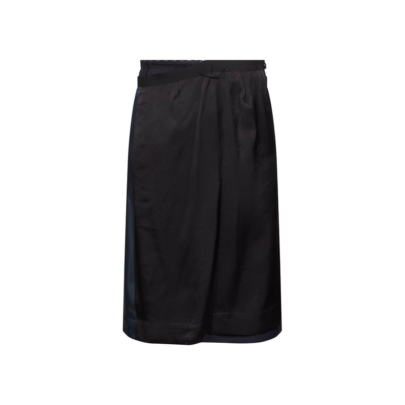 Contrasting panels midi skirt|38|40