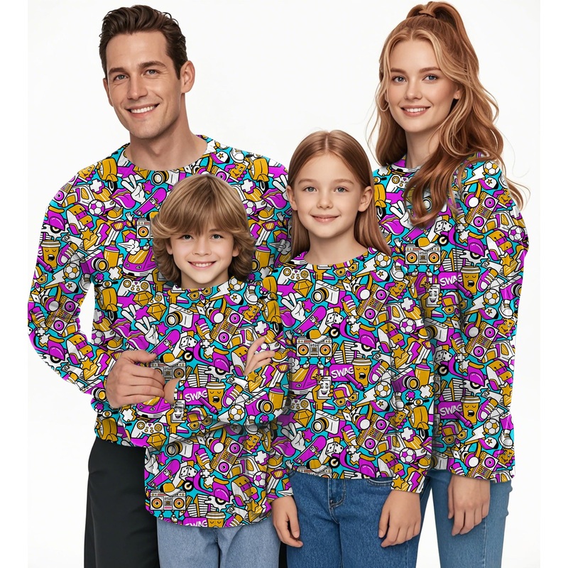 Tops The Boys Trip Crewneck Pullover Ugly Sweater Men Women boy girl family