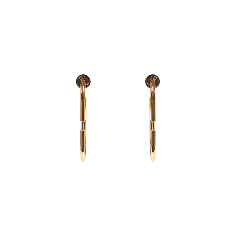 Gold metal VLogo Signature earrings