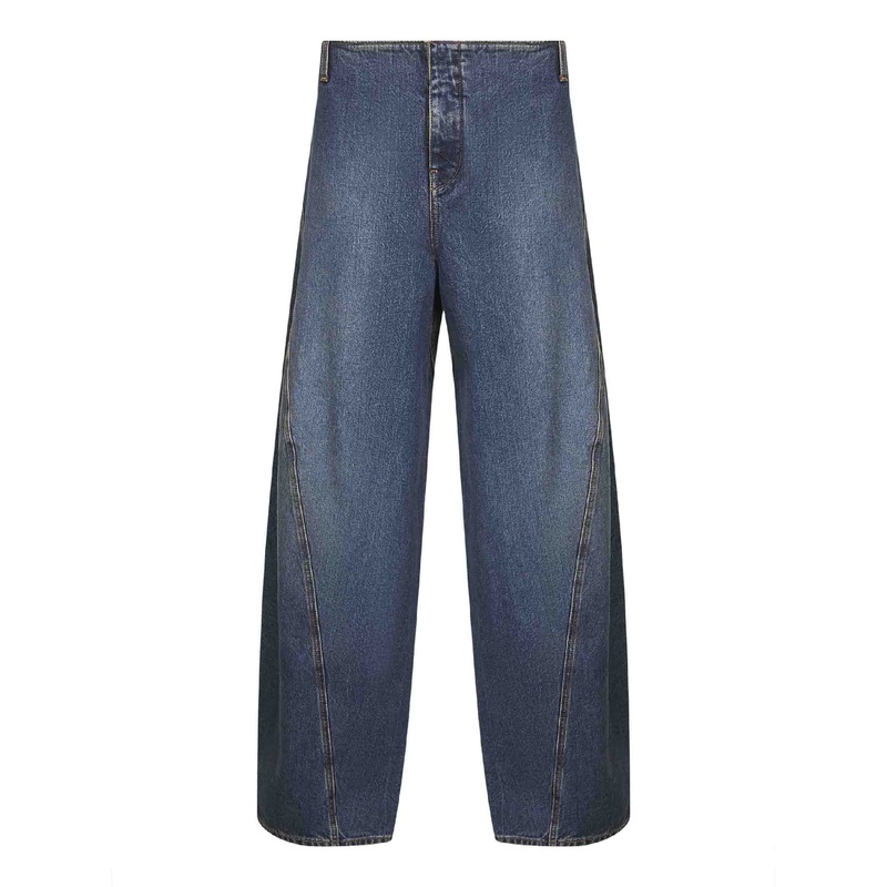 Blue denim cargo jeans|34|36