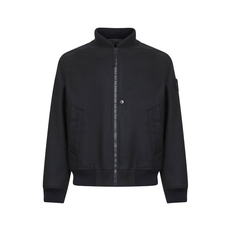 Blue Ghost Piece bomber jacket