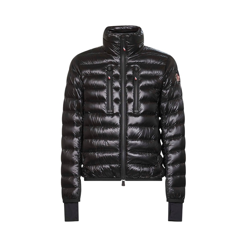 Black stretch nylon Hers down jacket