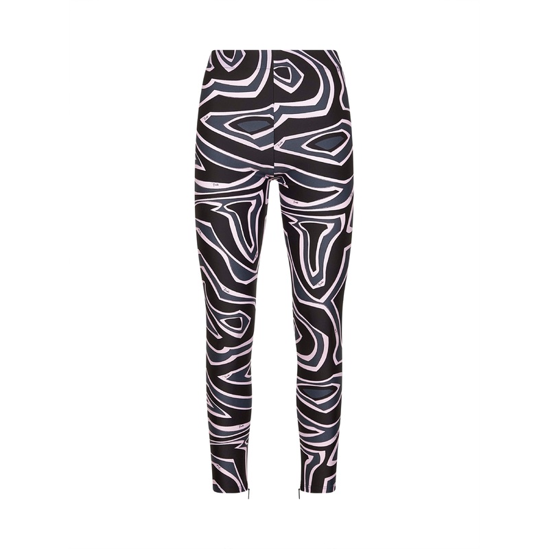 Labirinto print lycra leggings