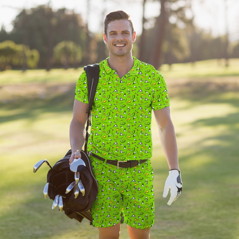 Men’s Golf Set Polo+Shorts Stadium Champion