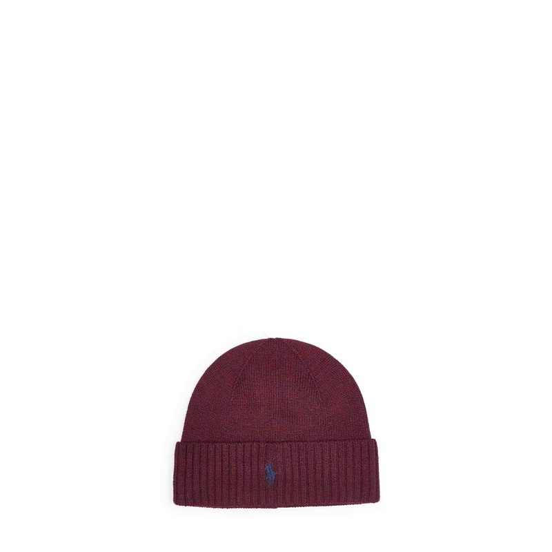 Burgundy wool Pony beanie|PZ