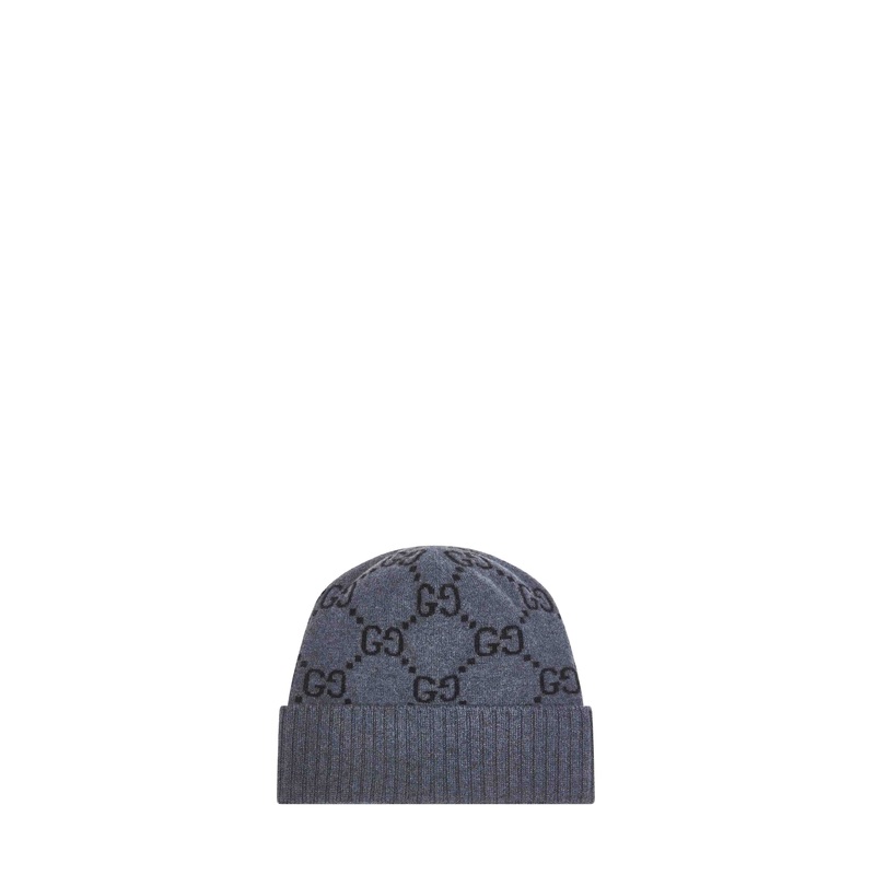 Grey GG cashmere beanie|S|M|L