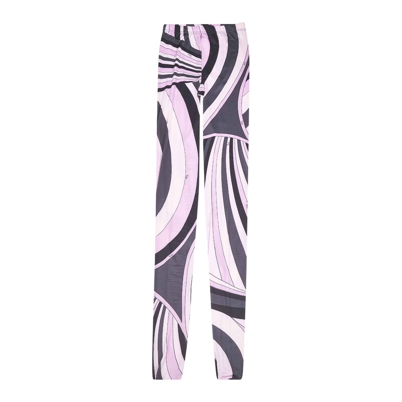 Iride print stretch nylon tights