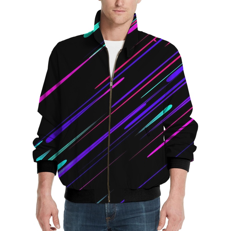 Shooting Stars-Men’s Golf Windbreaker Light Jacket