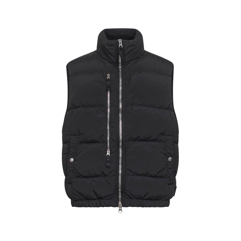 Black Nylon Metal padded vest|S|M|L|XL|XXL