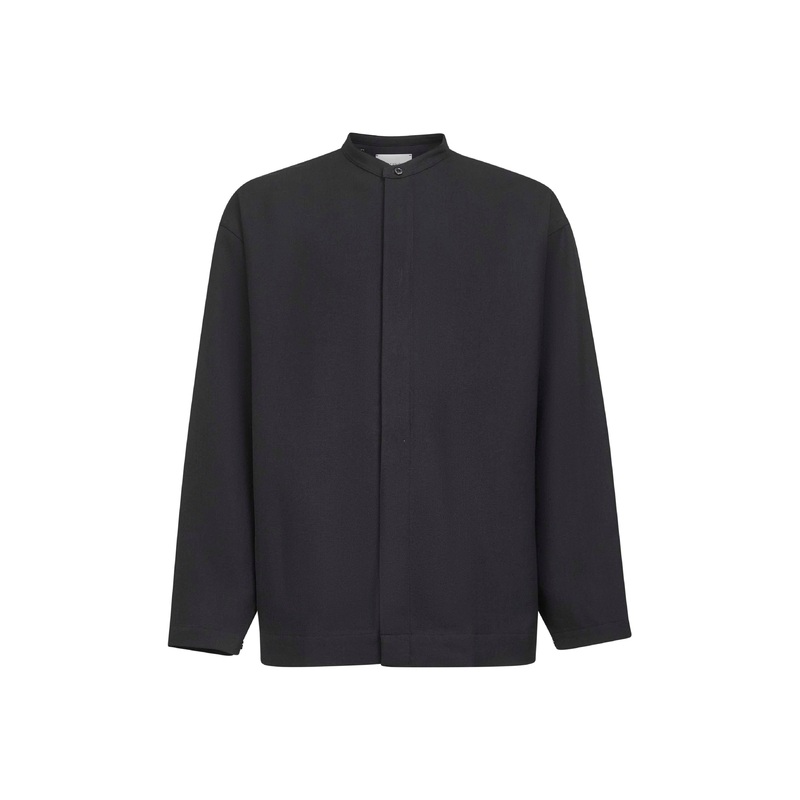 Black technical wool Karst shirt