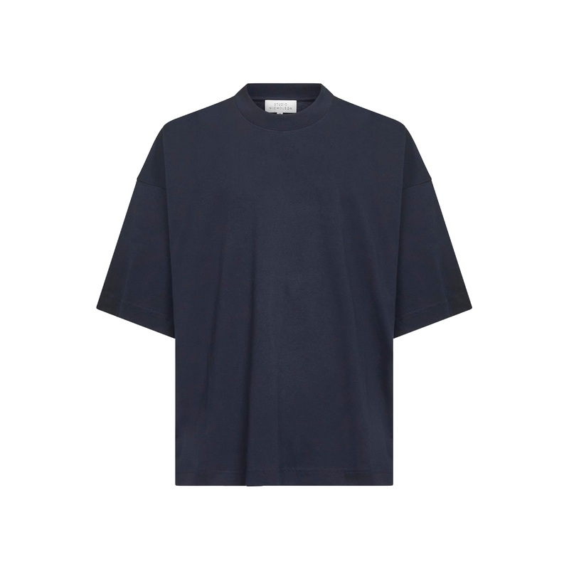 Blue cotton jersey Piu T-shirt