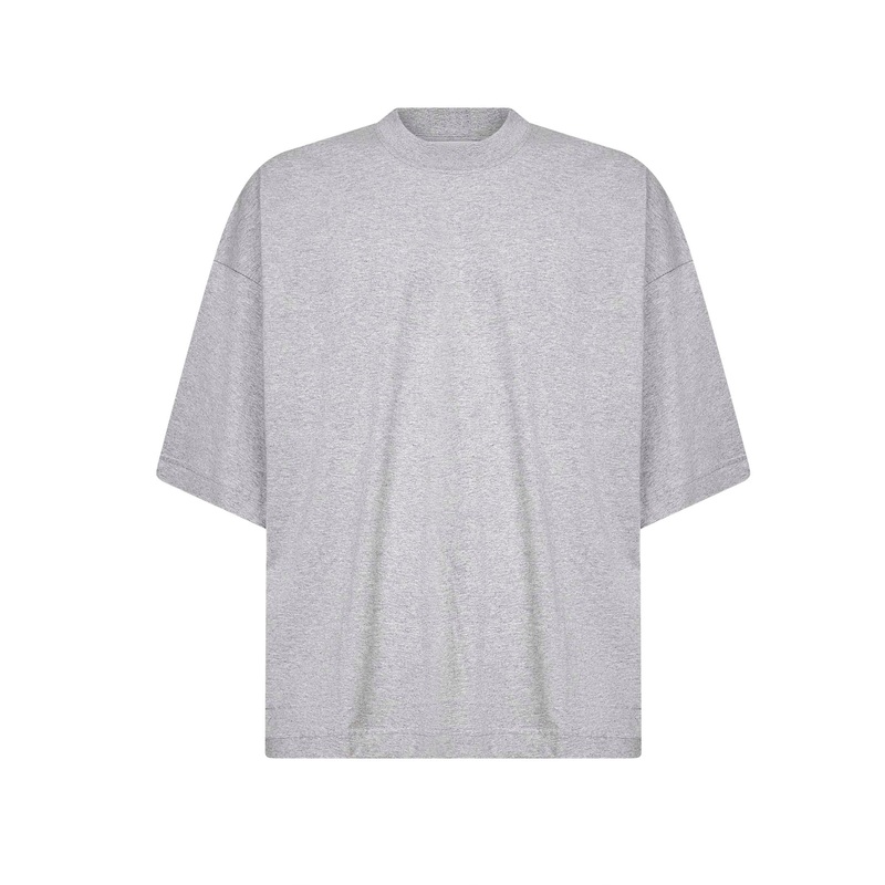 Grey cotton jersey Piu T-shirt