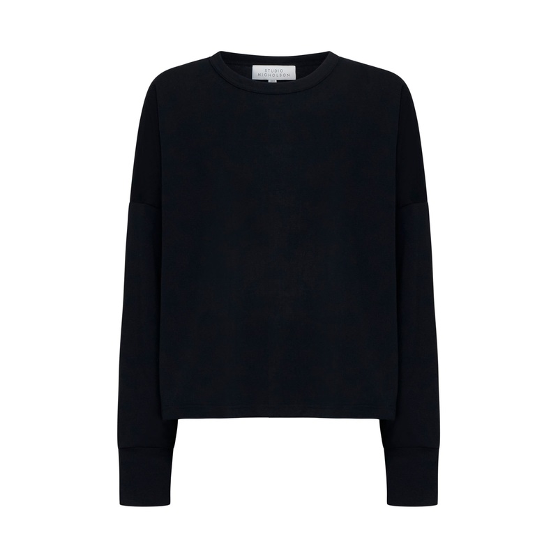 Long-sleeve jersey sweater|6|8|10|12