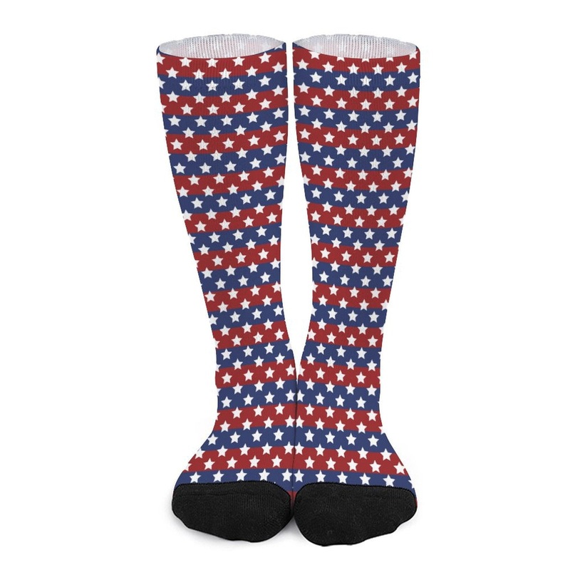 US Flag Stars Prined socks Gifts for Men Women