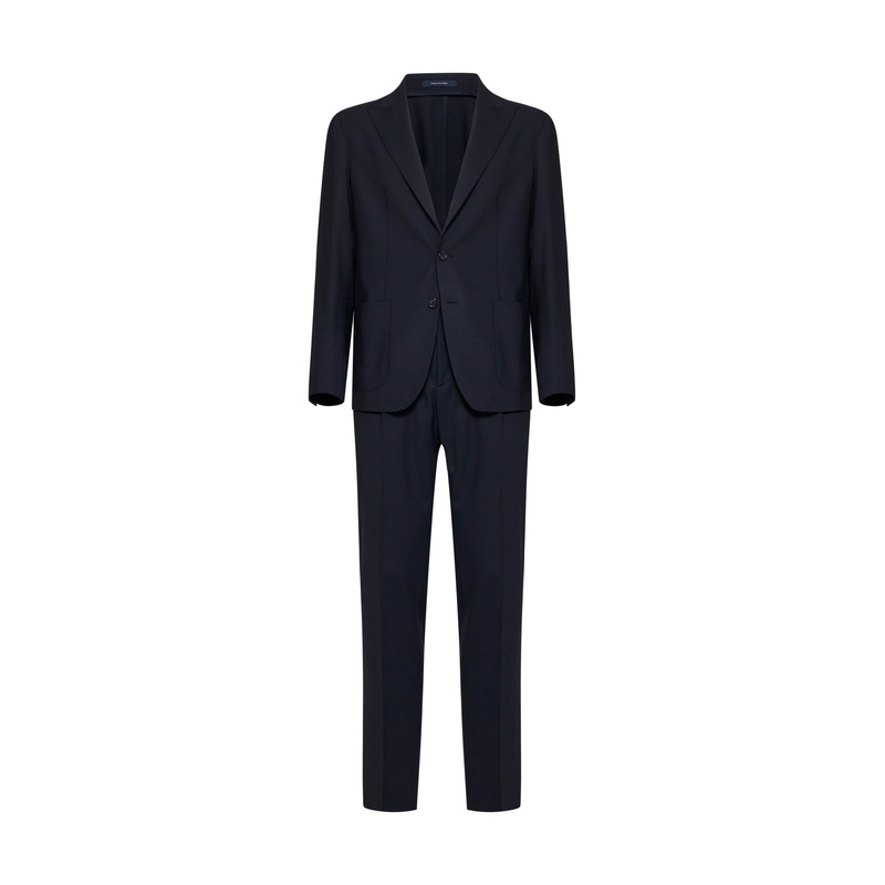 Single-breasted wool suit|48|54