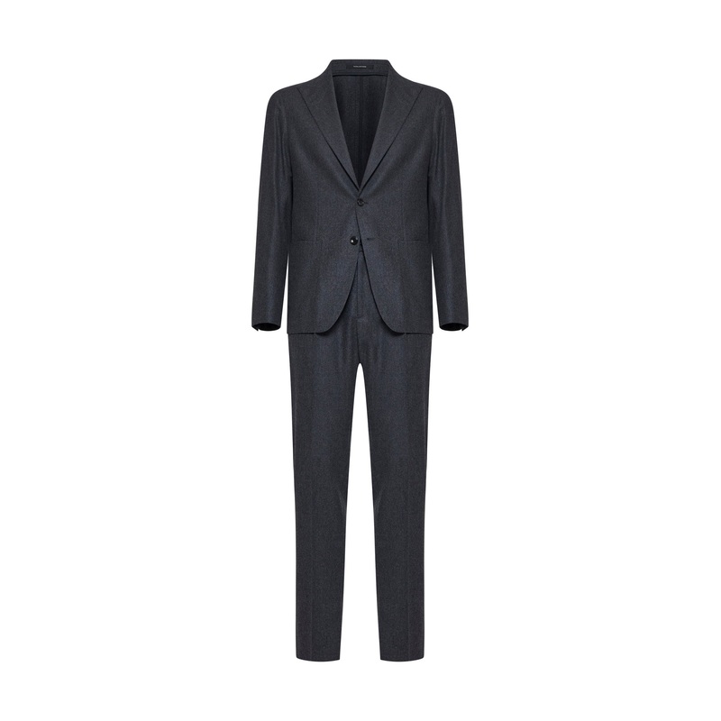 Single-breasted wool suit|56
