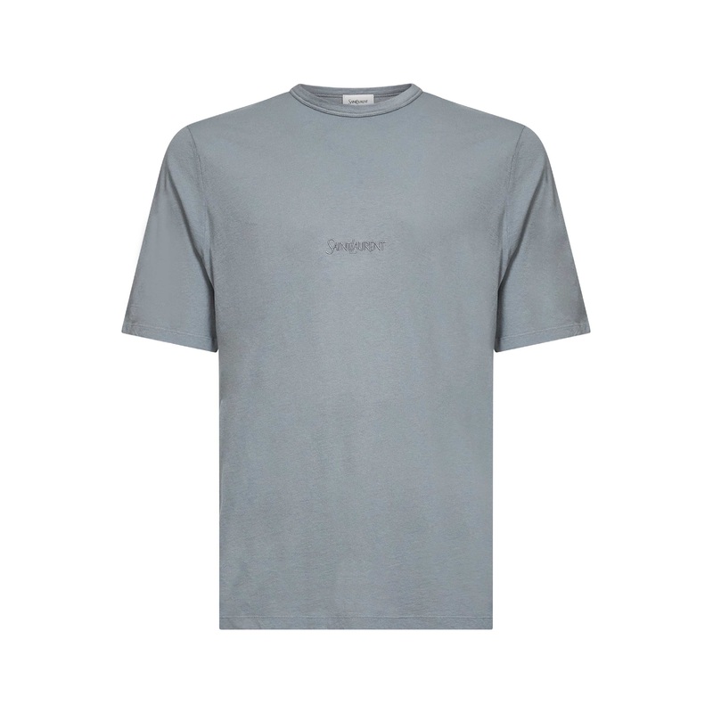 Grey cotton Saint Laurent T-shirt