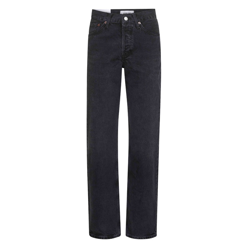 Black denim V-Waist Kelly jeans