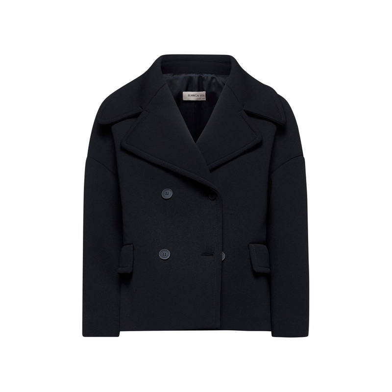 Black Pelsy peacoat|40|42|44|46