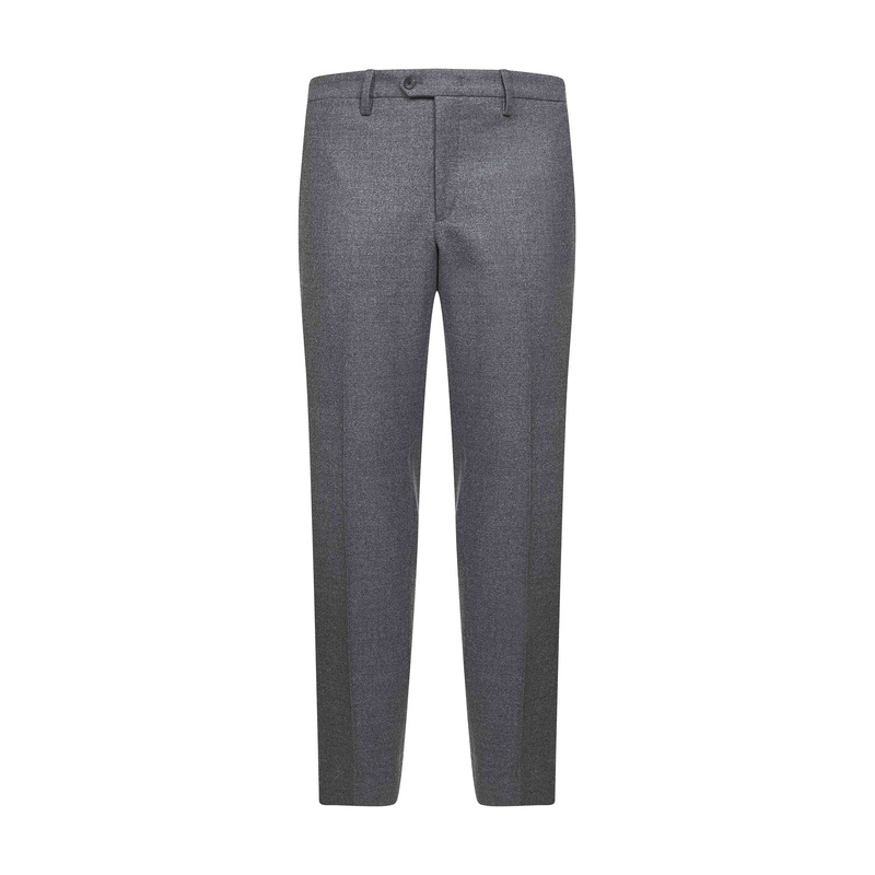 Grey Loro Piana stretch flannel Montaigne trousers