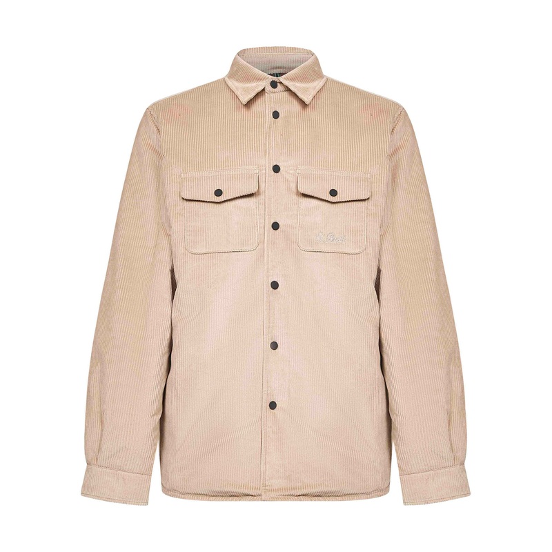 Beige corduroy Chalet shirt jacket