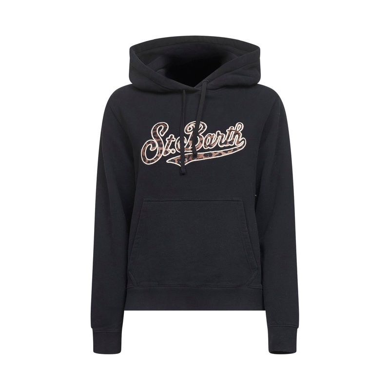 Blue logo lettering Virginia hoodie