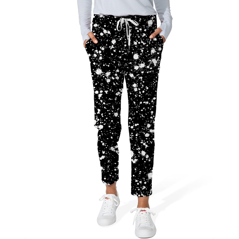 ZEBRA SPLATTER-Women’s 7/8 Stretch Ankle Golf Pants