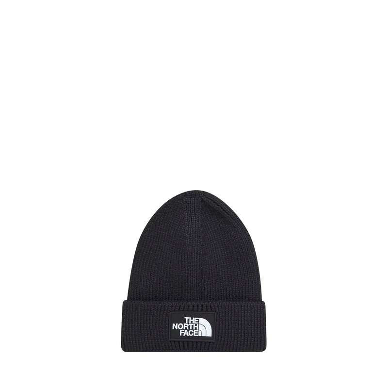 Black TNF box logo beanie|PZ