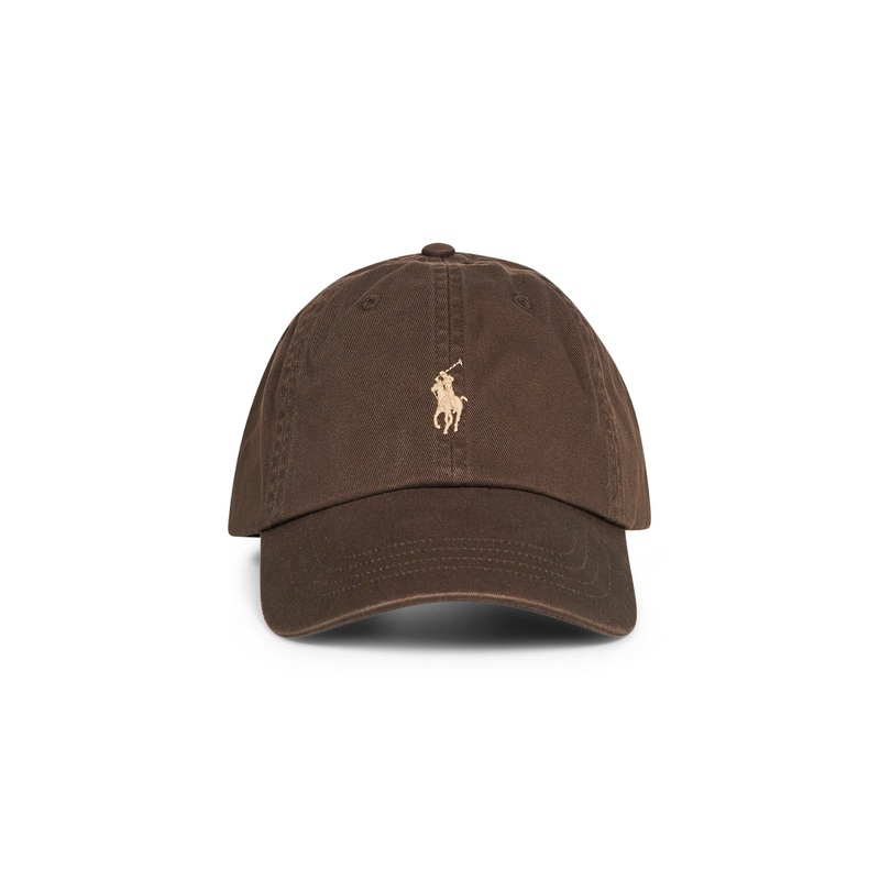 Brown chino embroidered cap|PZ