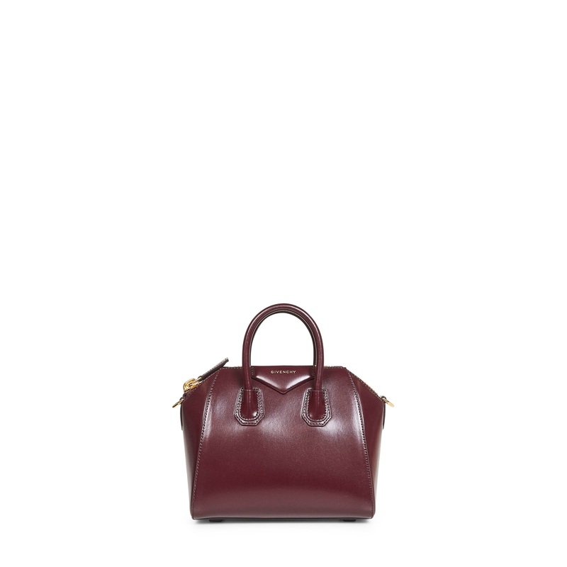 Burgundy Antigona mini handbag