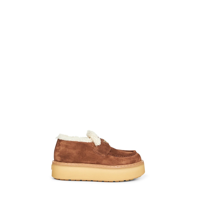 Cocoa suede loafers|36|37|37.5|38|38.5|39|40|41