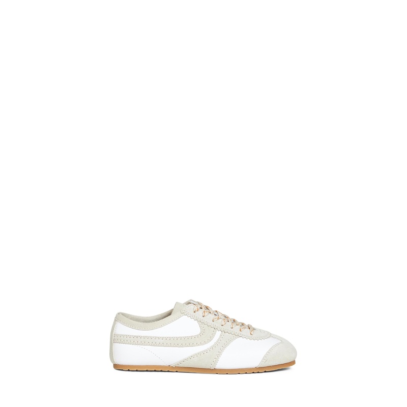 White nappa leather sneakers|35|36|37|38|39|40|41
