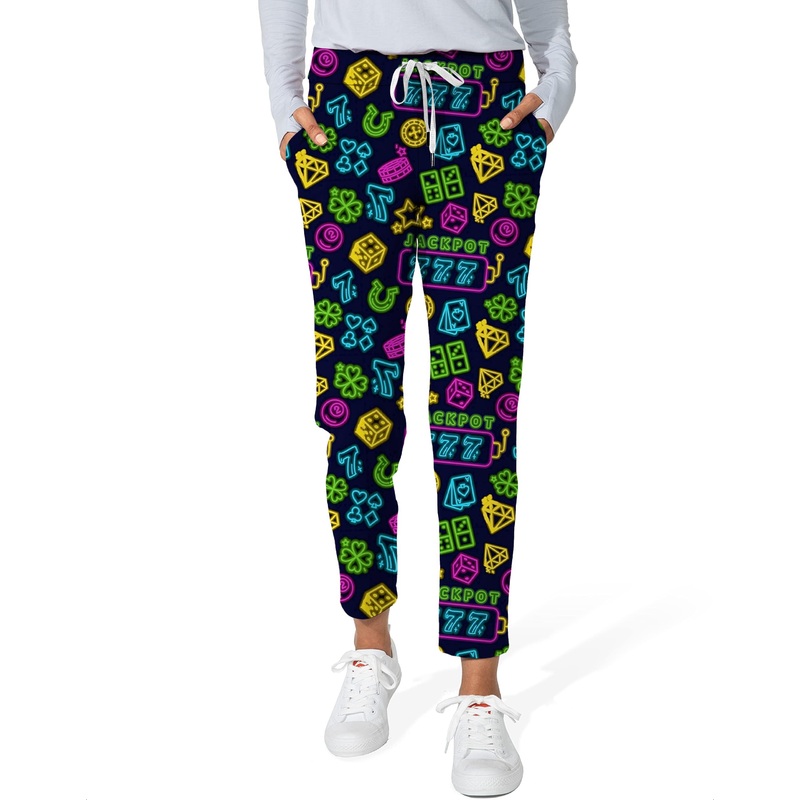 Hitting Jackpots-Women’s 7/8 Stretch Ankle Golf Pants