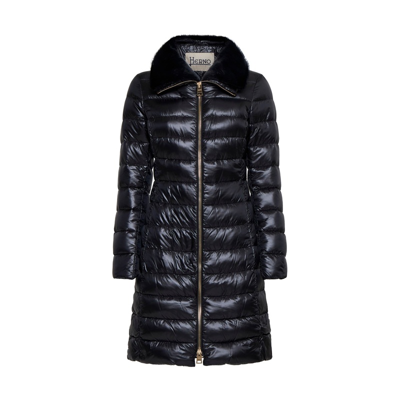 Elisa quilted nylon down jacket