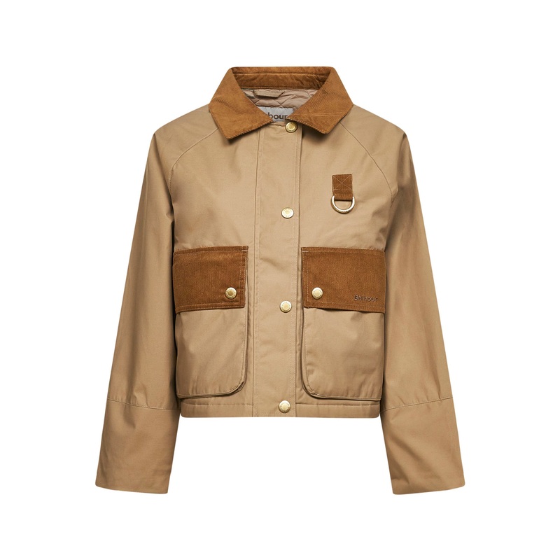 Brown Phoebe waxed jacket|8|10|12|14