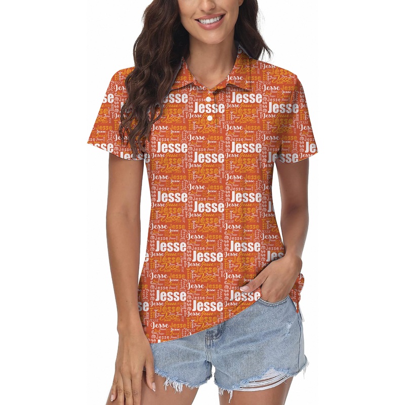 Custom name capper Women’s Golf Polo