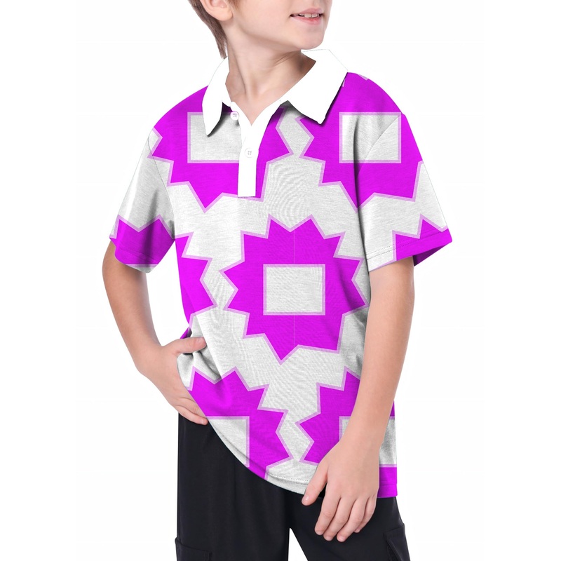Youth Explosion Geometry Limited Edition Golf Polo