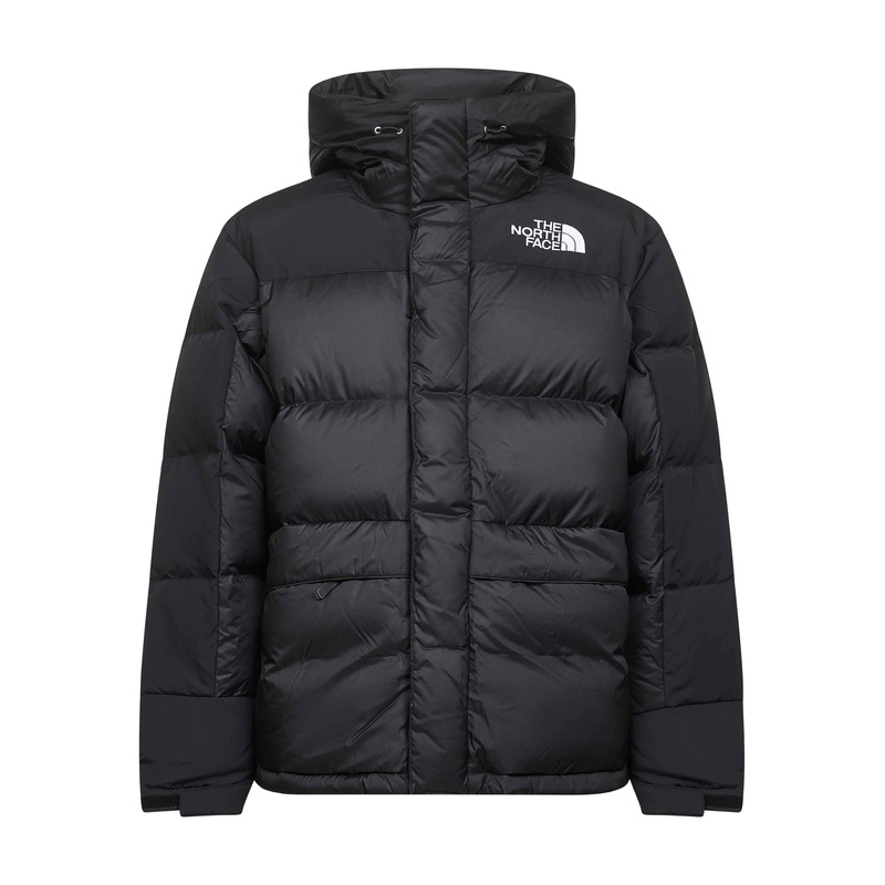 Black Himalayan hooded padded parka