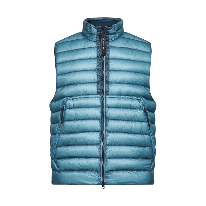 Light blue D.D. Shell padded vest